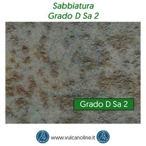 Grado di sabbiatura D Sa 2