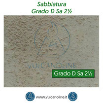Grado di sabbiatura D Sa 2½