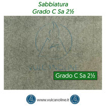 Grado di sabbiatura C Sa 2½