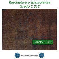 Raschiatura e spazzolatura Grado C St 2