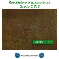 Raschiatura e spazzolatura Grado C St 3