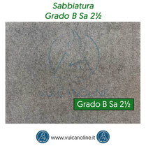 Grado di sabbiatura B Sa 2½