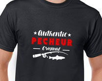 t-shirt passion pêche