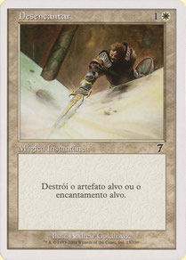Disenchant Portuguese Seventh Edition theme decks