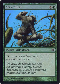 Naturalize Portuguese Shards of Alara foil