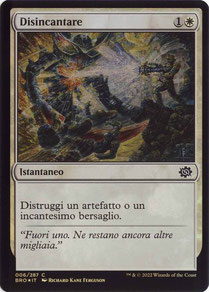 Disenchant Italian The Brothers’ War foil