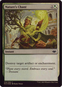 Nature’s Chant English Modern Horizons foil. Made in Belgium.