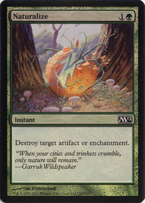 Naturalize English Magic 2012 foil. Made in Belgium.