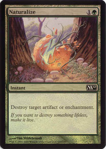 Naturalize English Magic 2010 foil. Made in Belgium.