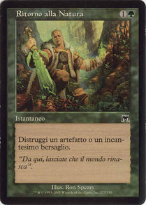 Naturalize Italian Onslaught theme decks