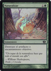 Naturalize Spanish Eighth Edition foil. Made in the USA.