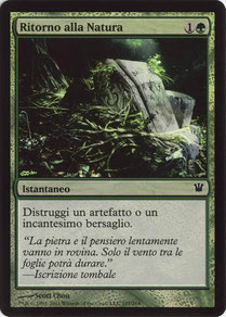 Naturalize Italian Innistrad foil