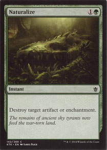 Naturalize Khans of Tarkir four square corners