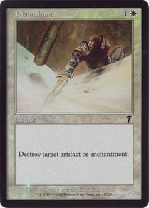 Disenchant English Seventh Edition foil. Made in the USA.