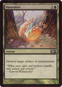 Naturalize English Magic 2014 foil. Made in Belgium.