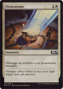 Disenchant Italian Core Set 2020 foil.