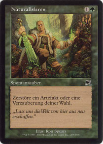 Naturalize German Onslaught theme decks