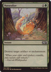 Naturalize English Magic 2015 foil. Made in Belgium.