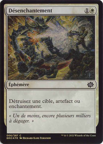 Disenchant French The Brothers’ War foil. Made in Belgium.