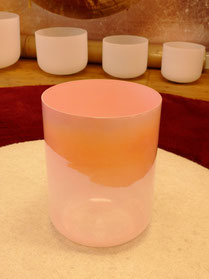 Alchemie-Klangschale Rosenquartz
