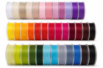 Geschenkband Organza, leicht transparent , mit Webkante