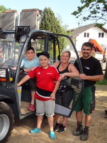 Marco, Nico, Stefanie und Stefan Vogt