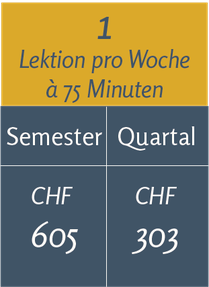 Preistabelle regulaMOVE 75 min