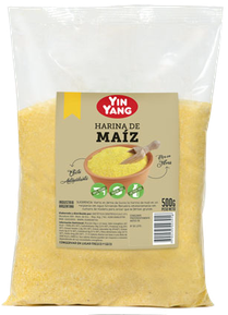 HARINA DE MAÍZ. Polenta. Presentación 500 Grs. Kosher: sin certificación, producto natural. Origen: Argentina.