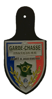 Insigne garde-chasse particulier