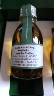 whic.de Sample Lagavulin Distillers Edition 1995 / 2013