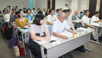 「沖縄・台湾漂着ごみ対策交流事業」が石垣市で初めて開催された=18日午後、大濱信泉記念館