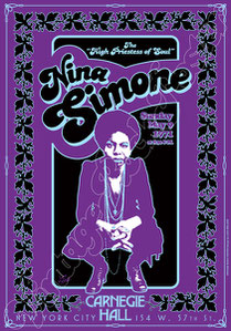 nina simone, nina simone poster, nina simone concert