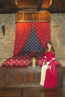 Night falls at Tennessus French castle B&B