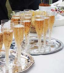 Hochzeit, Sektempfang