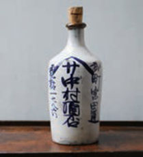 岩乃鶴　透明瓶　廃業蔵 ガラスびんのエコ・ヒストリー - なかむら壜店（ナカムラビンテン）