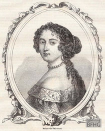 IMA.19.055 Madame de Maintenon (1635-1719) (Holzstich, ND [vrmtl. 1865]) / © Sammlung BFHG