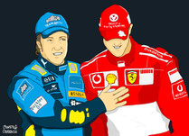 Fernando Alonso by Muneta & Cerracín