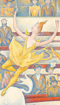 dictée le cirque de Georges Seurat ce2 textes