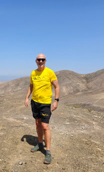 Evert in de voorbereiding marathon des sables fuerteventura