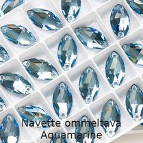 Navette Aquamarine ommeltava