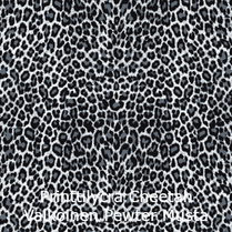 joustava kangas printti lycraCheetah Pewter Musta