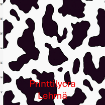 joustava kangas printti lycra Lehmä