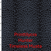 joustava kangas printti lycra Hunter Timeless