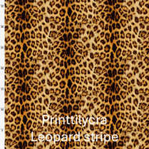 joustava kangas printti lycra Leopard stripe