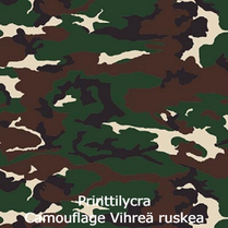 joustava kangas printti lycra Camouflage Vihreä ruskea