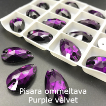 Pisara Drop Purple velvet ommeltava