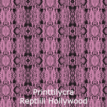 joustava kangas printti lycra Reptiili Hollywood