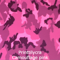 joustava kangas printti lycra Camouflage pink