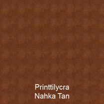 joustava kangas printti lycra Nahka Tan