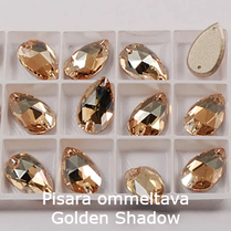 Pisara Drop Crystal Golden Shadow ommeltava